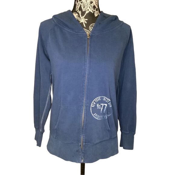 American Eagle Outfitters Tops - American Eagle Outfitters Hooded Full Zip Sweatshirt Hoodie